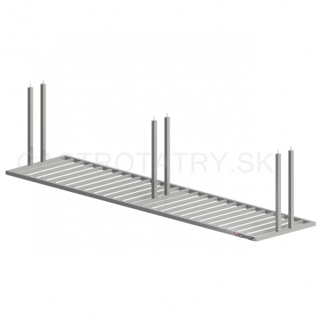 Polica pod digestor - roštová