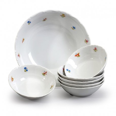 OPHELIA kompótová súprava 7 D kvietky bez linky