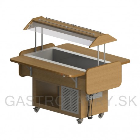 Chladiaci vozík, 3x GN1/1