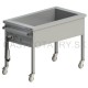 Výdajný ohrievací vozík, h 1150 mm, š 650 mm, 3x GN 1/1