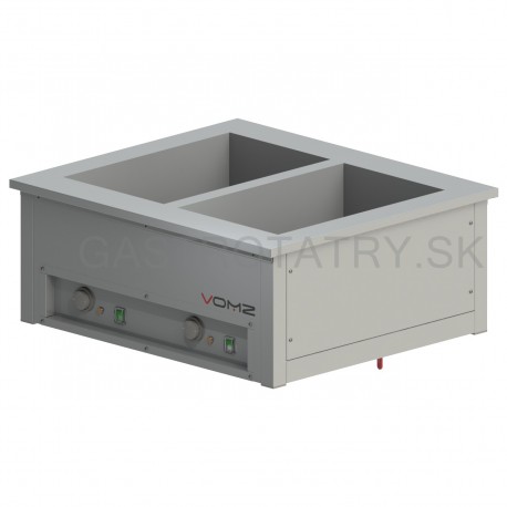 Výdajná ohrievacia vaňa, 2 GN 1/1