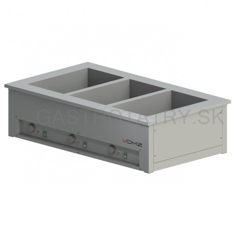 Výdajná ohrievacia vaňa 3x Gn1/1