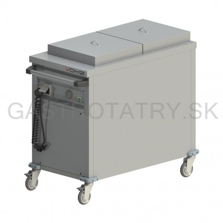 Ohrievací vozík tanierov 2 x 260 mm