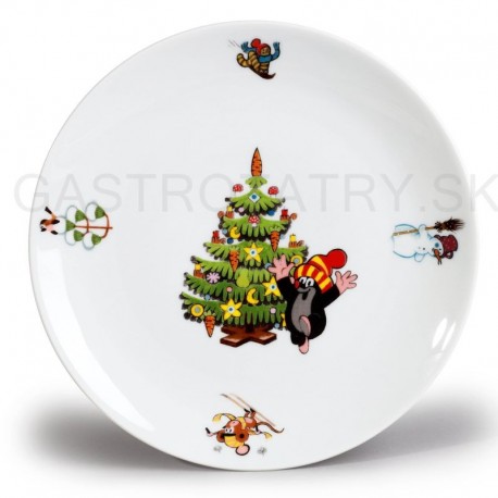 Tanier plytký krtko Vianoce (Coup) 21 cm