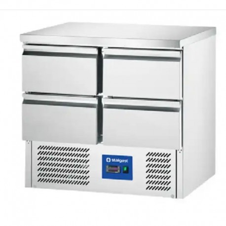 Štvorzásuvkový chladiaci stôl 