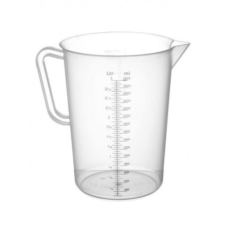 Odmerka číra s modrou mierkou