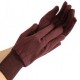 Rukavice bavlnené JERSEY hnedé