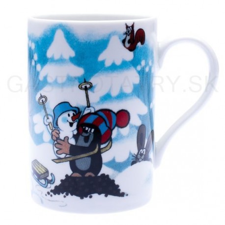 Hrnček Krtko v zime