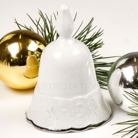 Zvonček s rolničkou damašek plat. linka Bernadotte 10 cm