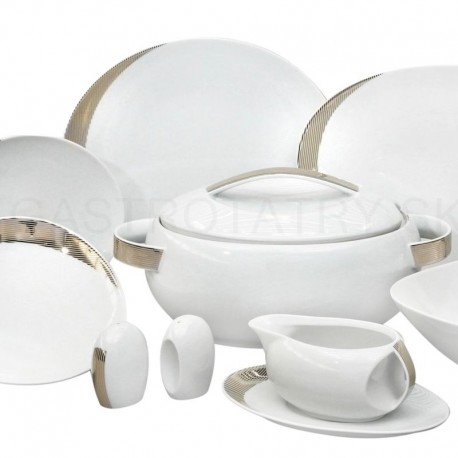Loos s platinovým okrajom obedová súprava 26 D