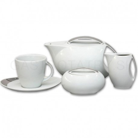 Loos platinový dekor čajová súprava 17 D