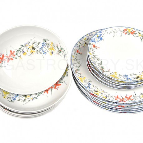 Tanierová súprava 18 D LOOS drobné kvety