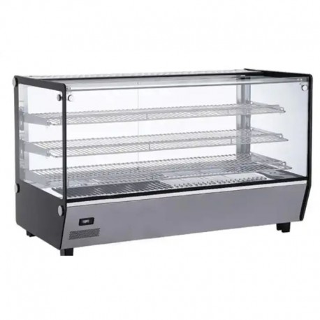 Ohrevná stolová vitrína 200 l - hranatá