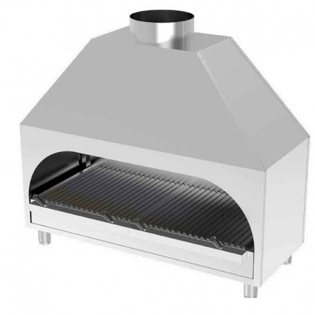 Gril na drevené uhlie - otvorený - dĺžka 1300 mm