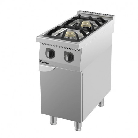 Plynový sporák 900 s 2 horákmi a dvierkami