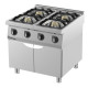 Plynový sporák 900 so 4 horákmi a dvierkami