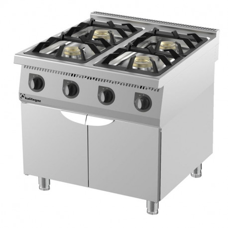 Plynový sporák 900 so 4 horákmi a dvierkami