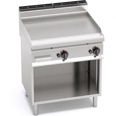 Plynová grilovacia platňa hladká 800 mm