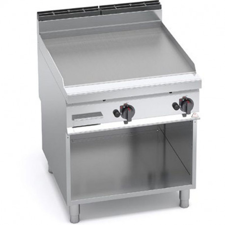 Plynová grilovacia platňa hladká 800 mm