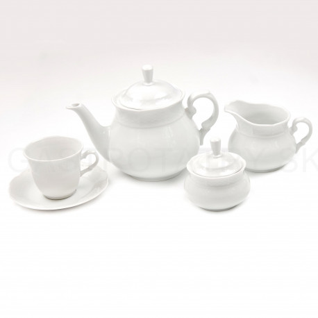 Natalie Čajová súprava biela 17 D