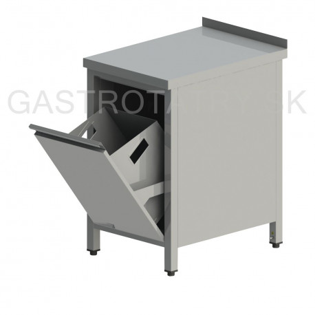 Nerezový odpadkový blok