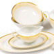 Christine žlto zlatá obedová súprava 28 D