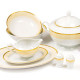 Christine žlto zlatá obedová súprava 28 D