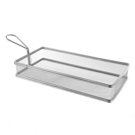 Mini. košík na vypráž. jedlo nízky 255x135x45 mm