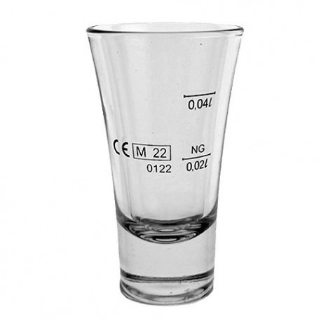 Pohár Budzogáň spirit 0,02+0,04 s ciachom