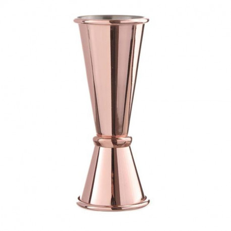 Barmanská mierka - jigger 30/50 ml, medená