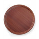 Laminovaný servírovací podnos ⌀380 protišmykový guľatý Mahagón
