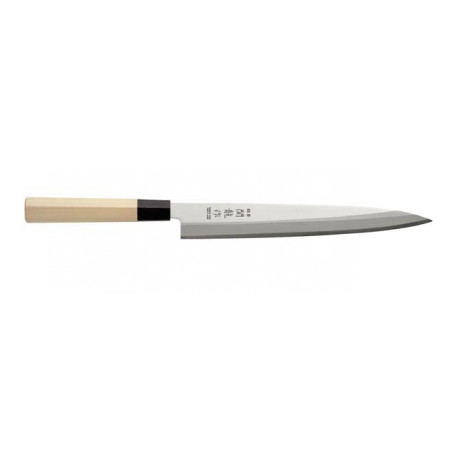 Japonský nôž Sashimi, Svetlá dubová, (L)375mm