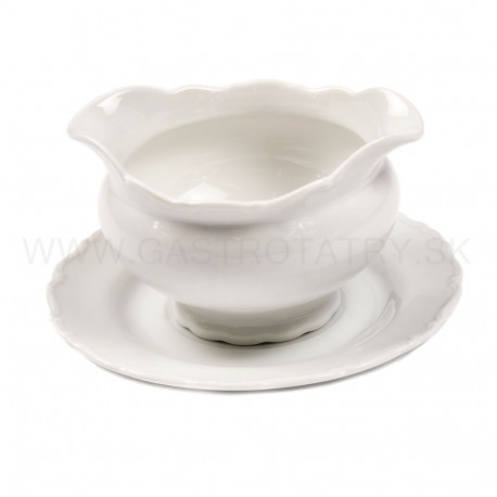 Ophelia omáčnik okrúhly s podšálkou 0,40 l