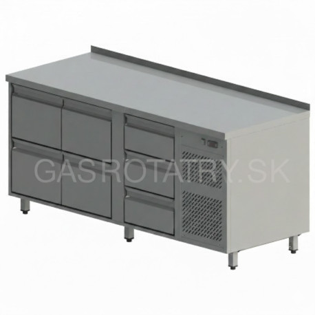 Chladiaci pult na gastronádoby