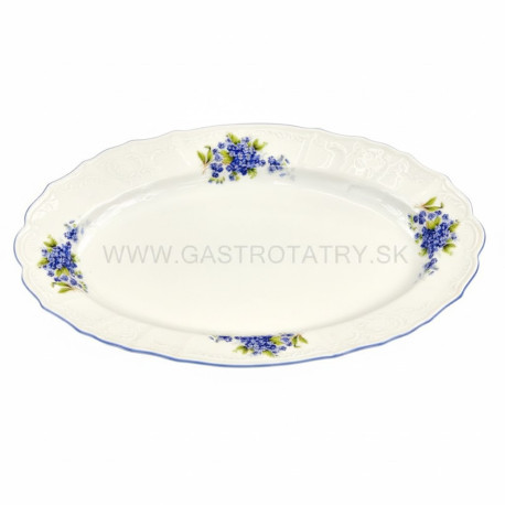 Misa oválna 39 cm nezábudky